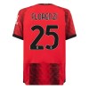 Camiseta de fútbol AC Milan Florenzi 25 Primera Equipación 23-24 - Hombre